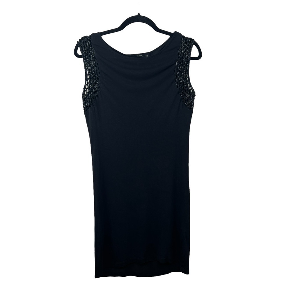 Allsaints Eshi Vest Dress Hand Embellished